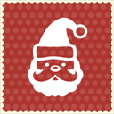 santa claus christmas icon 2